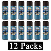 12X Hammerite Hammered Black Spray Paint 400ml Spray Paint